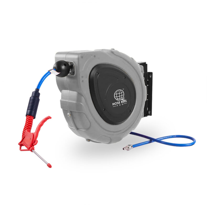 65ft Retractable Air Hose Reel - Grey