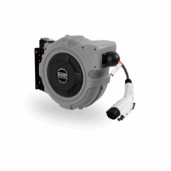50ft Retractable EV Charging Cord - Grey