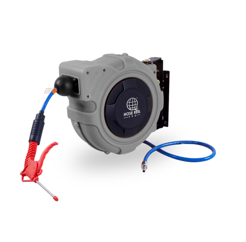 30ft Retractable Air Hose Reel - Grey