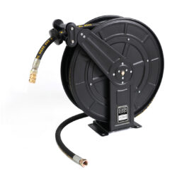 65ft Retractable High Pressure Hose Reel - Black