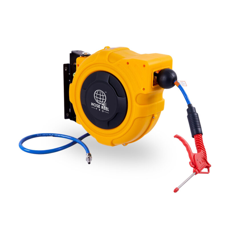 50ft Air Hose Reel - Yellow