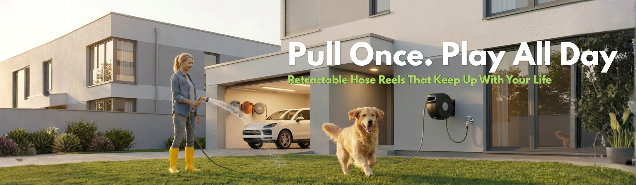 Auto-Retract Hose Reels That Keep Up With Your Life. (3)